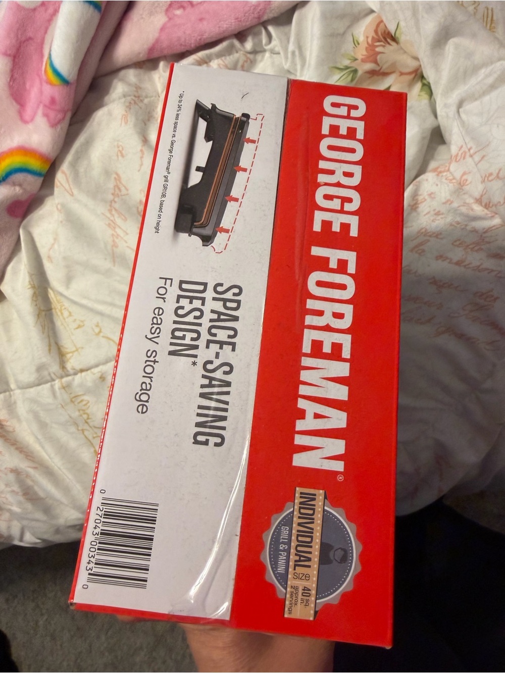 George Foreman Individual Grill - Black & Gold - Picture 8 of 8